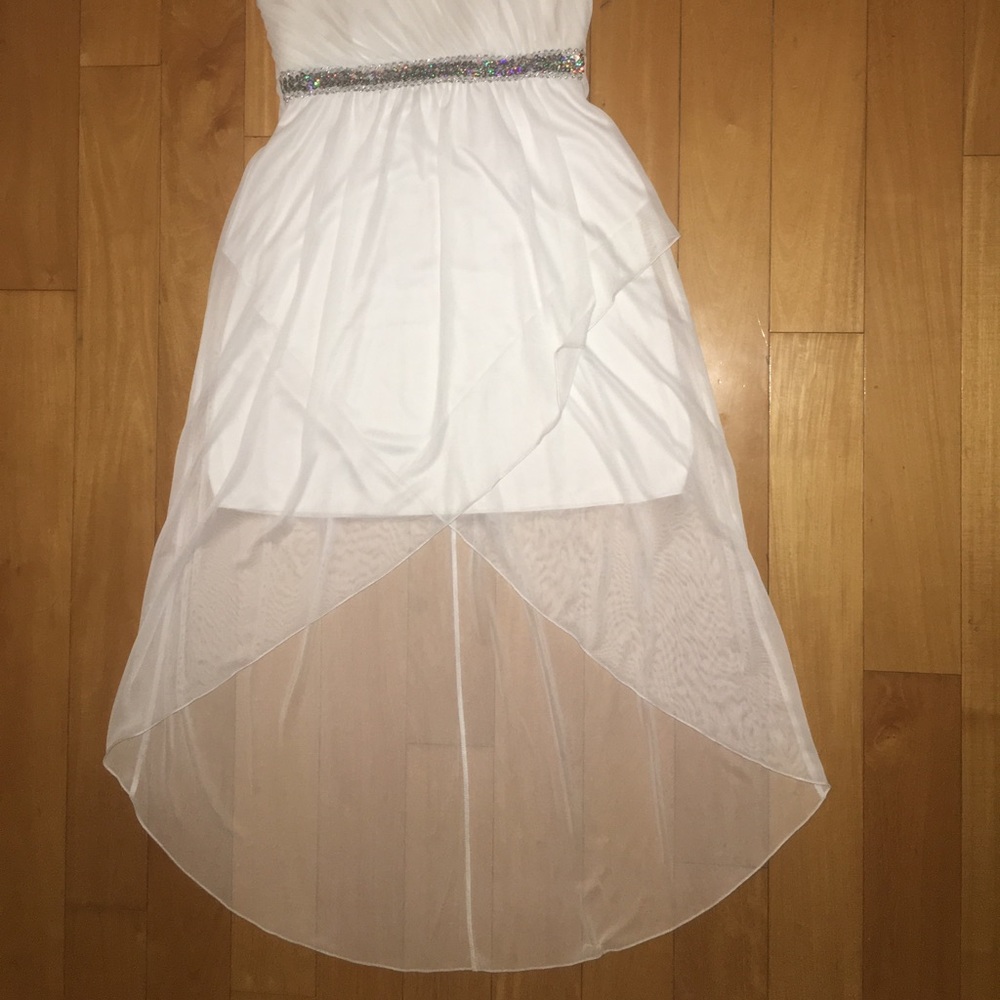 White Formal Dress - Picture 5 of 5